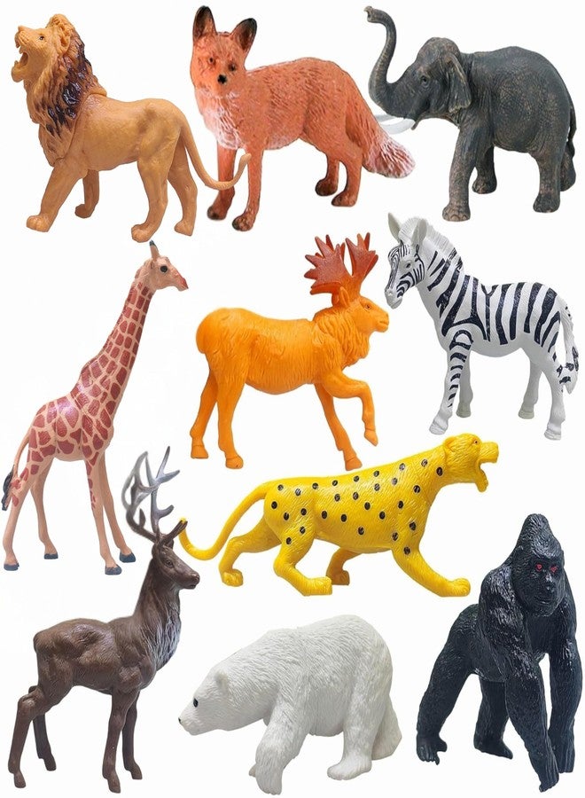 Mallexo Forest Animal Toys for Kids Set of 27PCs Wild Zoo Animals Playset Toy for Boys and Girls Lion Tiger Jungle Safari Janwar Toys Safari Farm Animal Action Figurines Birthday Gifts for Children - Image 5